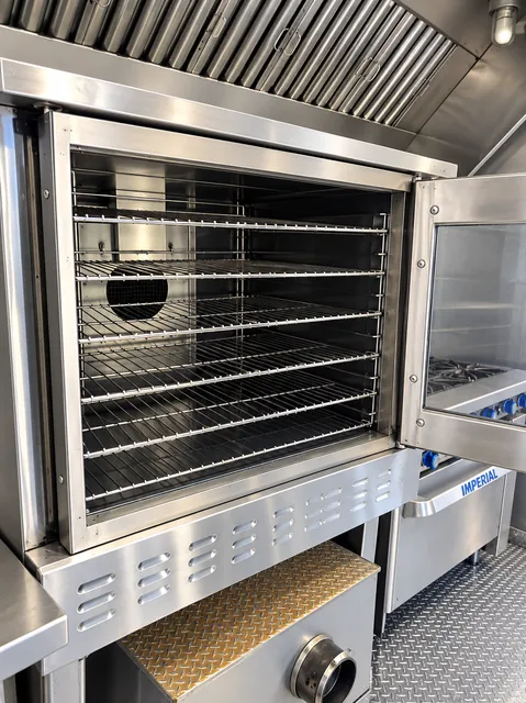 Commercial oven and stainless cooking equipment