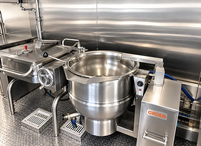 Steam kettle and tilt skillet